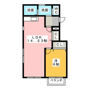 トーマスI【2階】の間取り