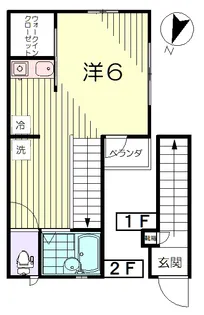 フラットソシオ【2階】の間取り