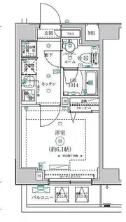 RELUXIA横濱弘明寺【5階】の間取り