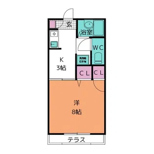 J&A ハイム【1階】の間取り