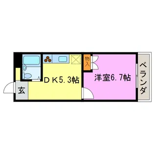 MINE【1階】の間取り