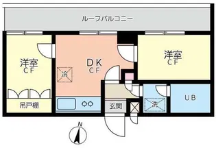 コンフォート・ネスト【4階】の間取り