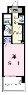 ライツェント ヴォーネン【2階】の間取り