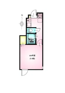 VILLEST 志茂【1階】の間取り