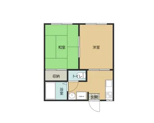 ウエストヒルズ【2階】の間取り