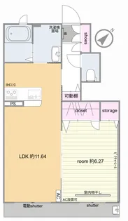ステージ・ノア【1階】の間取り