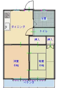 桜ハイツ【2階】の間取り