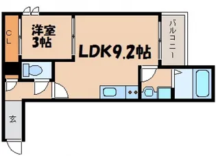 REGALEST府中【1階】の間取り