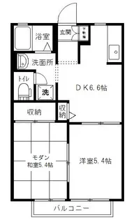 クレフォート壱番館【1階】の間取り