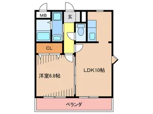 レヴァンテ東郷駅前【1階】の間取り