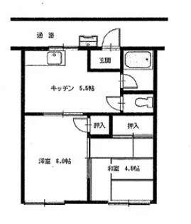 ポピーコーポ【2階】の間取り