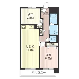 ハウス サクラ【1階】の間取り