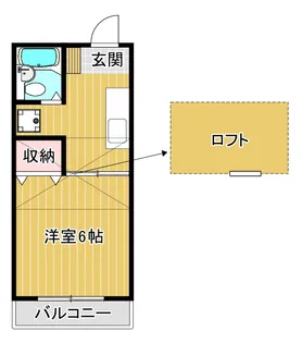 イトハウス【2階】の間取り