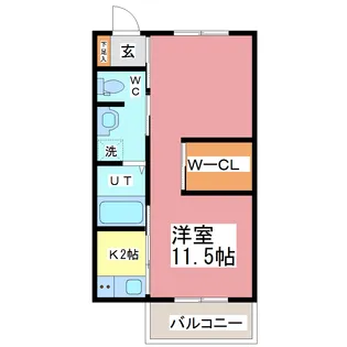 コーポ碧空III【2階】の間取り