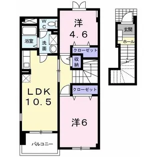 アルエット・シエルの間取り