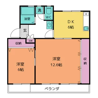 石川マンション【3階】の間取り