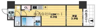 プレサンス堺筋本町エグゼブラン【15階】の間取り