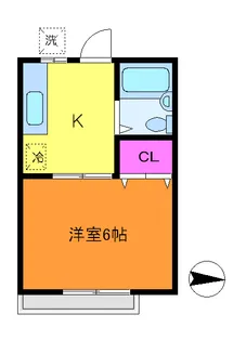 3多摩井【2階】の間取り