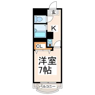 プロムナード京町台【2階】の間取り