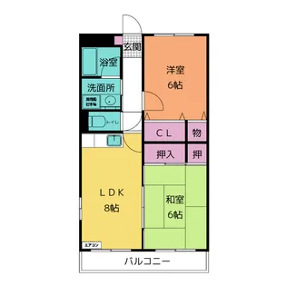 オルテンシア (Ortensia)【2階】の間取り