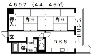 サンシャイン羽曳野【3階】の間取り
