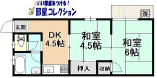 福岡県北九州市小倉南区北方1【アパート】の間取り