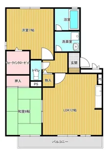福岡県久留米市梅満町【アパート】の間取り