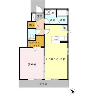 東京都府中市分梅町4【アパート】の間取り