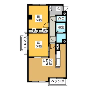 サニーパレス・K【2階】の間取り