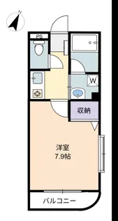 アラモーダ【1階】の間取り