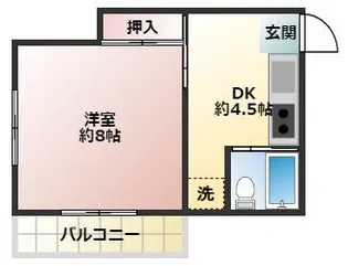 キャナルハクヨー【2階】の間取り
