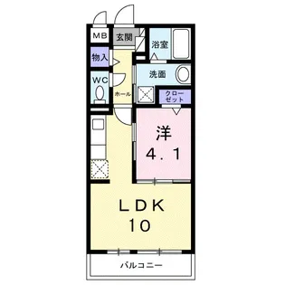 新潟県柏崎市東長浜町【アパート】の間取り