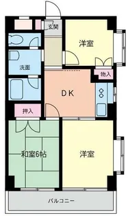 神奈川県相模原市中央区淵野辺1【マンション】の間取り
