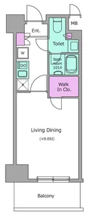 東京都杉並区堀ノ内1【マンション】の間取り
