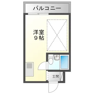 クリスタル二河【2階】の間取り