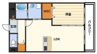ゼック梅田ノース【5階】の間取り