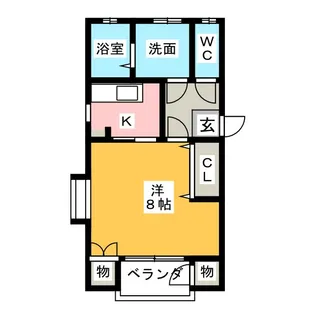 オーベルジュ【2階】の間取り