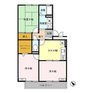 パルテール【3階】の間取り