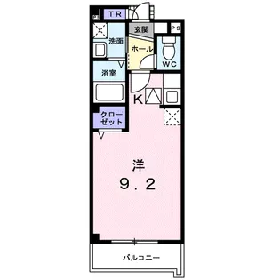 フラン淀川【2階】の間取り