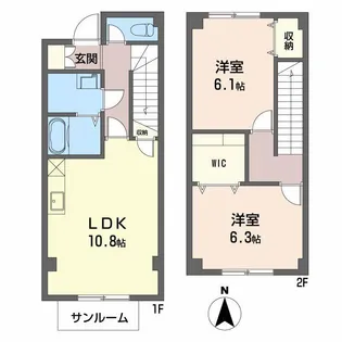 ドリームメゾンの間取り