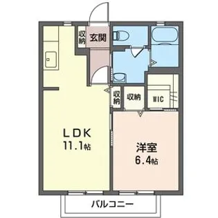 グリーンフォレスト【2階】の間取り