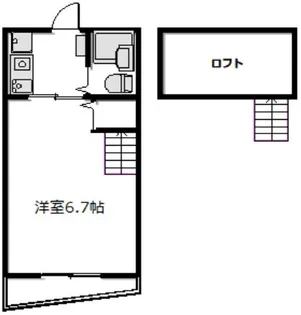 カーム玉川学園II【2階】の間取り