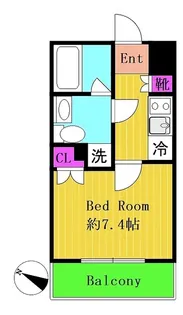 神奈川県川崎市高津区溝口2【マンション】の間取り