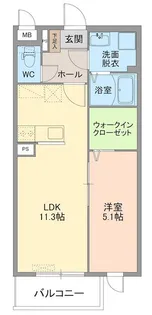 レジデンスノーブル【3階】の間取り