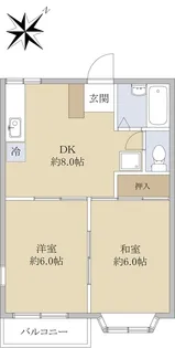 エスポワールV【2階】の間取り