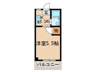 ハイツミドリ【3階】の間取り