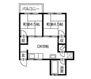Fコーポ【1階】の間取り