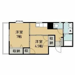 ホープレジデンス新寺【4階】の間取り