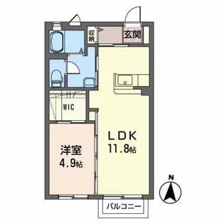 ヴェル・ドミール【2階】の間取り