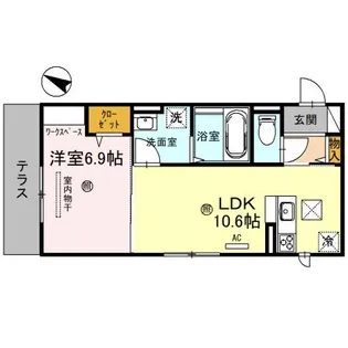 滋賀県近江八幡市若宮町【アパート】の間取り
